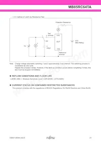 MB85RC64TAPNF-G-BDE1 Datasheet Pagina 21