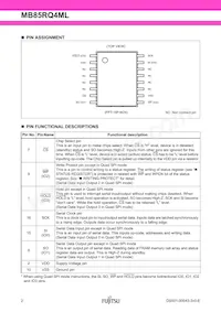 MB85RQ4MLPF-G-BCERE1 Datasheet Page 2
