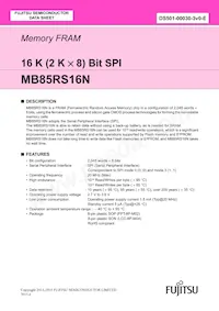 MB85RS16NPN-G-AMEWE1 Datenblatt Cover