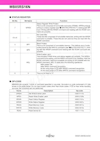 MB85RS16NPN-G-AMEWE1 Datasheet Pagina 6