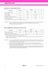 MB85RS16NPN-G-AMEWE1 Datasheet Page 12