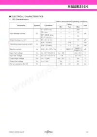 MB85RS16NPN-G-AMEWE1 Datasheet Page 13