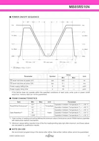 MB85RS16NPN-G-AMEWE1 Datenblatt Seite 17