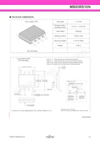 MB85RS16NPN-G-AMEWE1 Datasheet Page 21