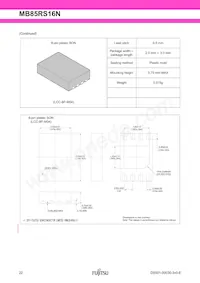 MB85RS16NPN-G-AMEWE1 Datasheet Page 22