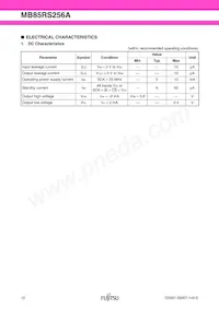 MB85RS256APNF-G-JNE1 Datasheet Pagina 12