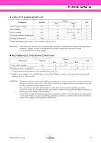 MB85RS2MTAPNF-G-BDERE1數據表 頁面 13