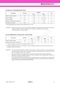 MB85RS64TUPNF-G-JNERE2 Datasheet Pagina 13