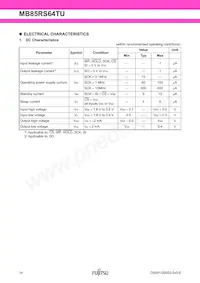 MB85RS64TUPNF-G-JNERE2 Datasheet Pagina 14