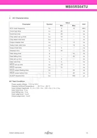 MB85RS64TUPNF-G-JNERE2 Datasheet Pagina 15