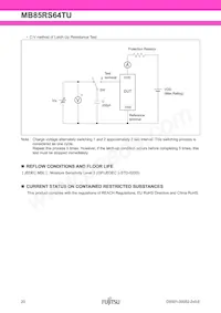 MB85RS64TUPNF-G-JNERE2 Datasheet Pagina 20