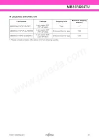 MB85RS64TUPNF-G-JNERE2 Datasheet Pagina 21