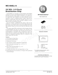 MC100EL14DWR2G Datasheet Cover