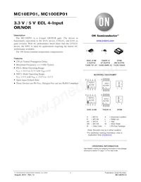 MC100EP01MNR4G Datasheet Cover