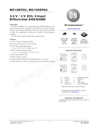 MC100EP05MNR4G Datasheet Cover