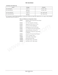 MC100LVE222FAR2G Datasheet Page 6