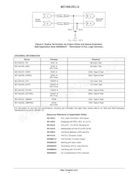 MC100LVEL12MNR4G Datasheet Page 4