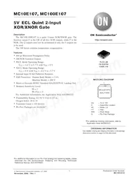 MC10E107FNR2G Datasheet Cover