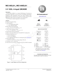 MC10EL01DTR2G Datasheet Cover