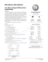 MC10EL05DTR2G Datasheet Cover