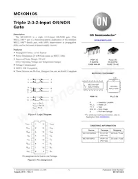 MC10H105PG Datasheet Cover