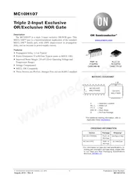 MC10H107PG Datasheet Cover
