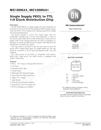 MC10H641FNR2G Datasheet Cover