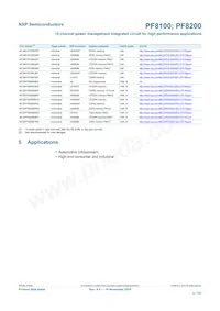 MC33PF8200ETES Datasheet Page 3
