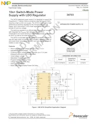MC34703PNB Datasheet Cover
