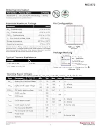 MD3872HF-G Datasheet Page 2
