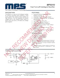 MP6910DZ-LF Datasheet Cover