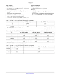 NCL2801CFADR2G Datasheet Pagina 2