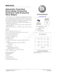 NCP392CRFCCT1G Datasheet Cover