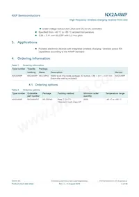 NX2A4WPZ Datasheet Page 2