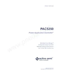 PAC5250QF數據表 封面