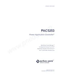 PAC5253QA Datenblatt Cover