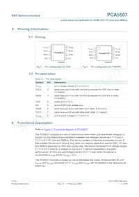 PCA9507D Datasheet Pagina 3