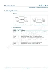PCA9510AD Datasheet Page 4