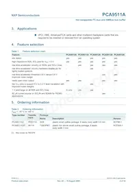 PCA9511AD Datasheet Page 2