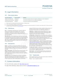 PCA9516APW Datasheet Page 18