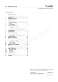 PCA9521DP Datasheet Pagina 23