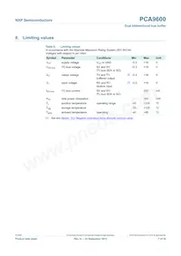 PCA9600DP/S911 Datasheet Pagina 7