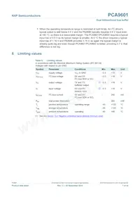PCA9601DP Datasheet Page 7