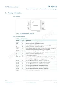 PCA9616PW Datasheet Page 5