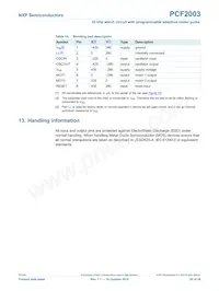 PCF2003DUS/DAAZ數據表 頁面 20
