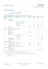 PCF8591T/2 Datasheet Page 17