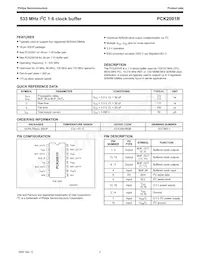 PCK2001RDB Datasheet Page 2