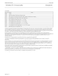 PCK2001RDB Datasheet Page 7