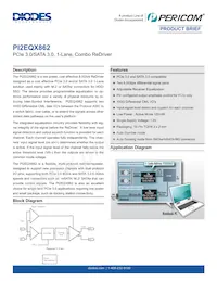 PI2EQX862XUAEX Datasheet Cover