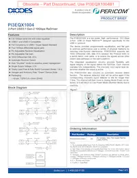 PI3EQX1004ZHE+FHX Datasheet Cover